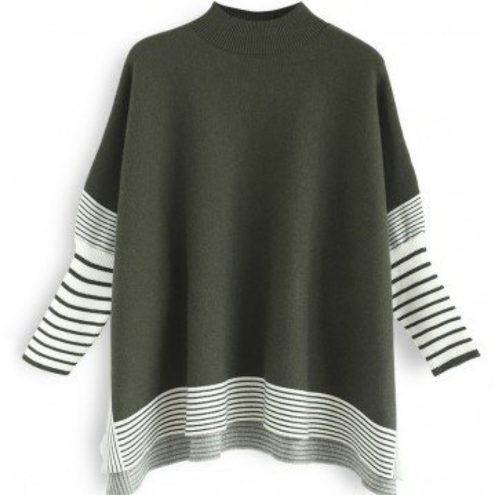 Chicwish Lie in Olive Fields sweater LIKE NEW